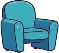 a blue chair with a white background.jpg